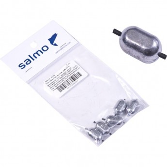 Груза SALMO Oval на силиконовой трубке 16.0г 5шт