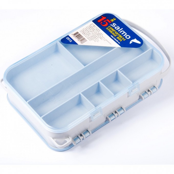 Коробка рыболовная двухсторонняя SALMO Double Sided 185х135х50 2515 Коробка рыболовная двухсторонняя SALMO Double Sided 185х135х50 2515