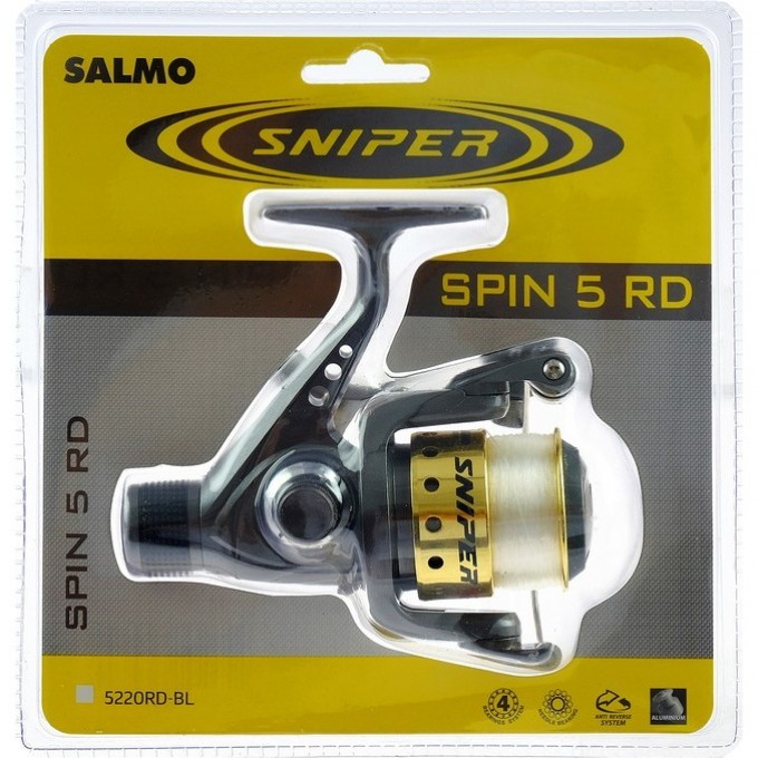 Катушка безынерционная SALMO Sniper Spin 5 20Rd Блистер 5220RD-BL Катушка безынерционная SALMO Sniper Spin 5 20Rd Блистер 5220RD-BL